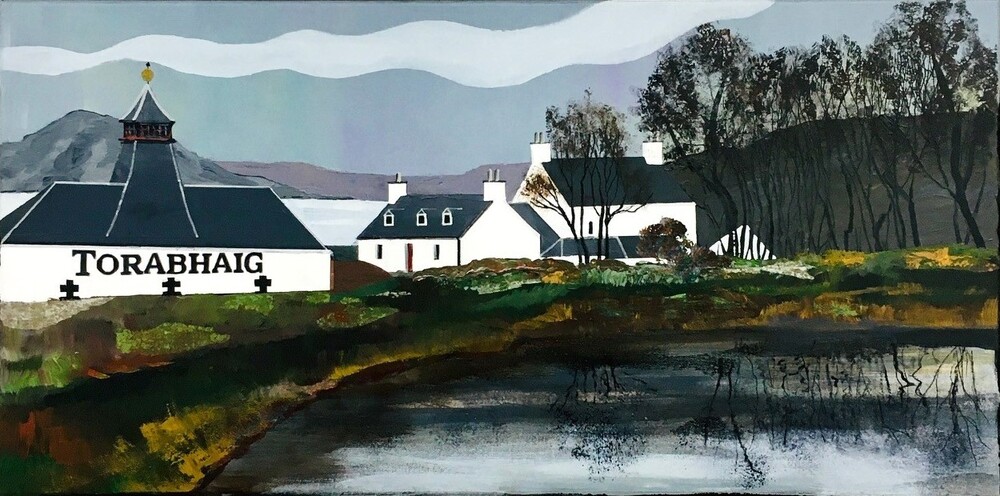 'Torabhaig Distillery, Isle of Skye' by artist Judith Appleby